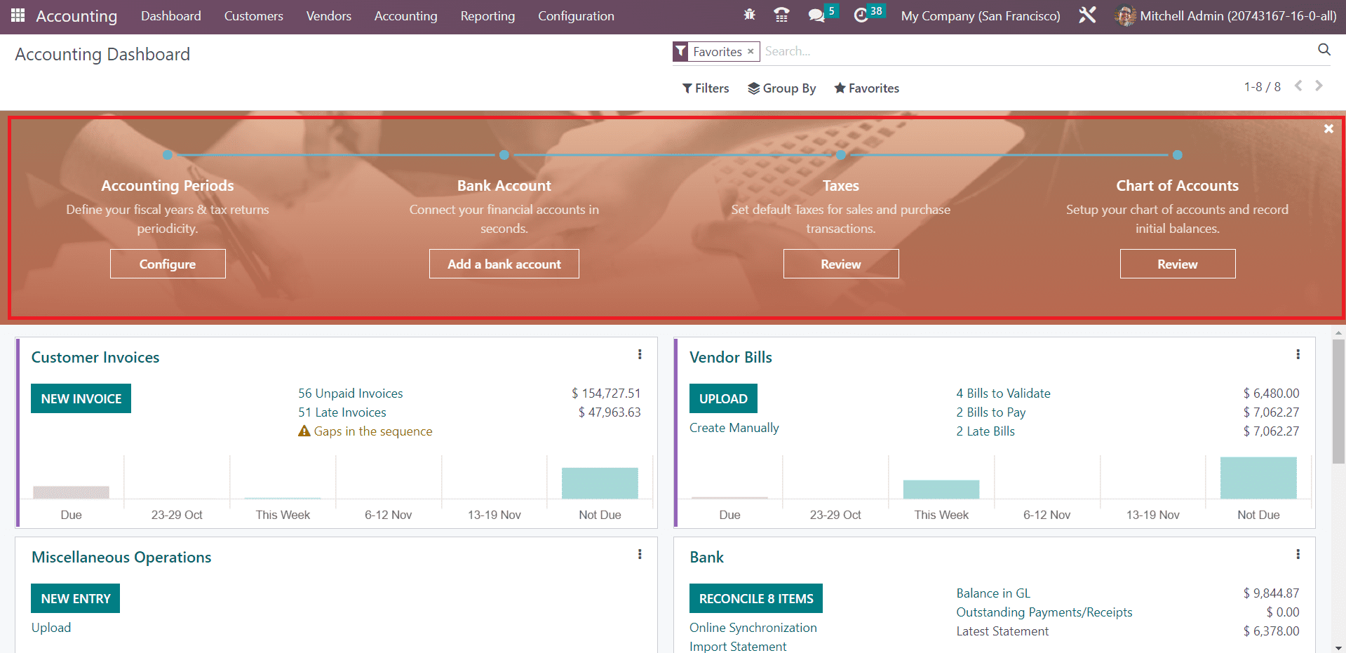 Odoo 16 accounting
