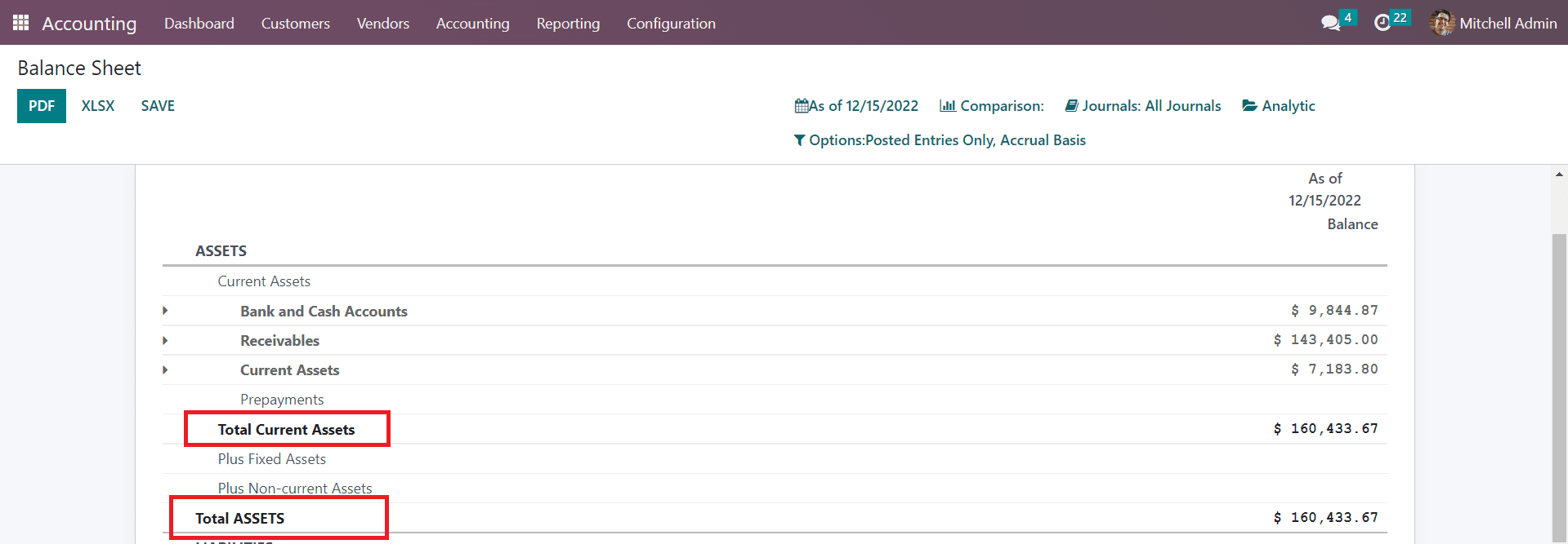 Odoo 16 accounting