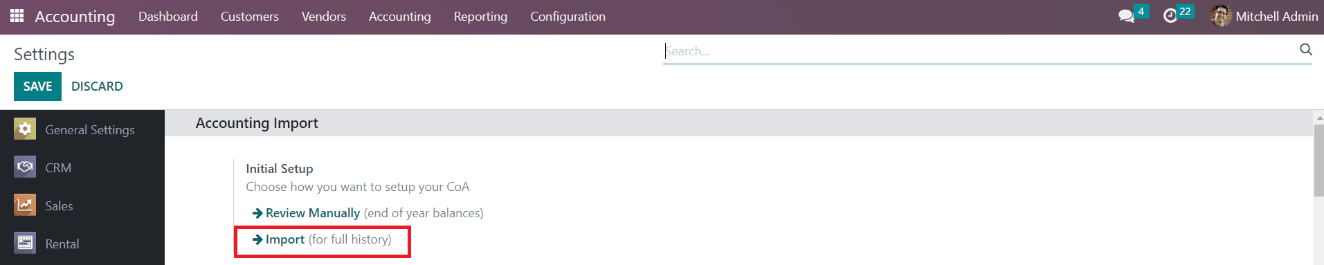 Odoo 16 accounting
