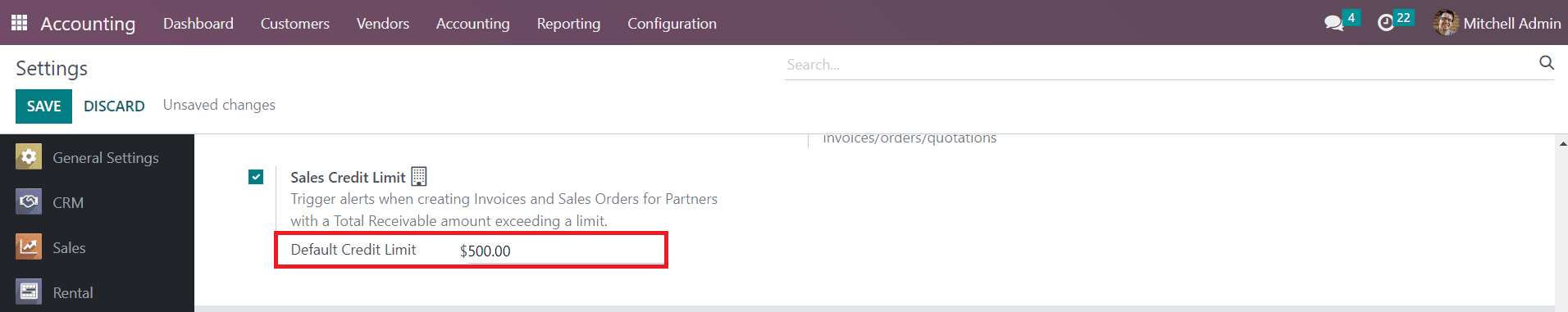 Odoo 16 accounting