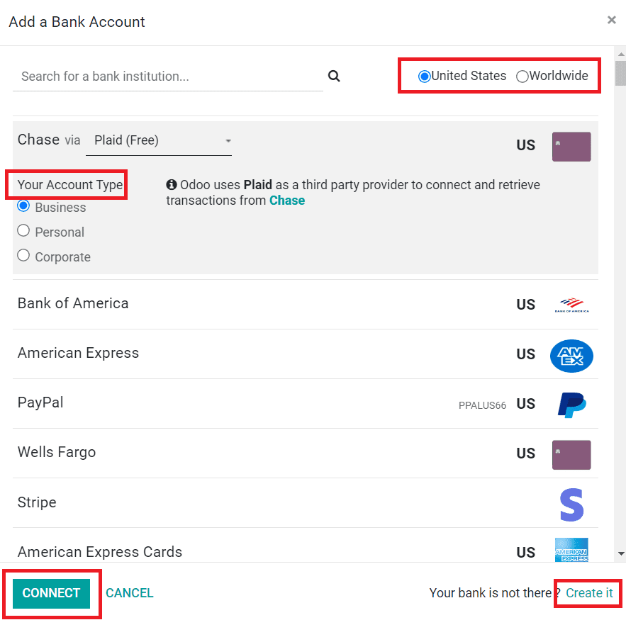 Odoo 16 accounting