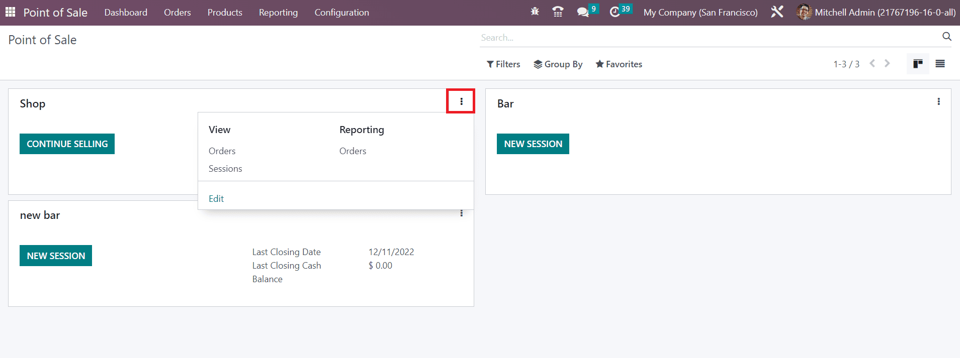 Odoo 16 pos