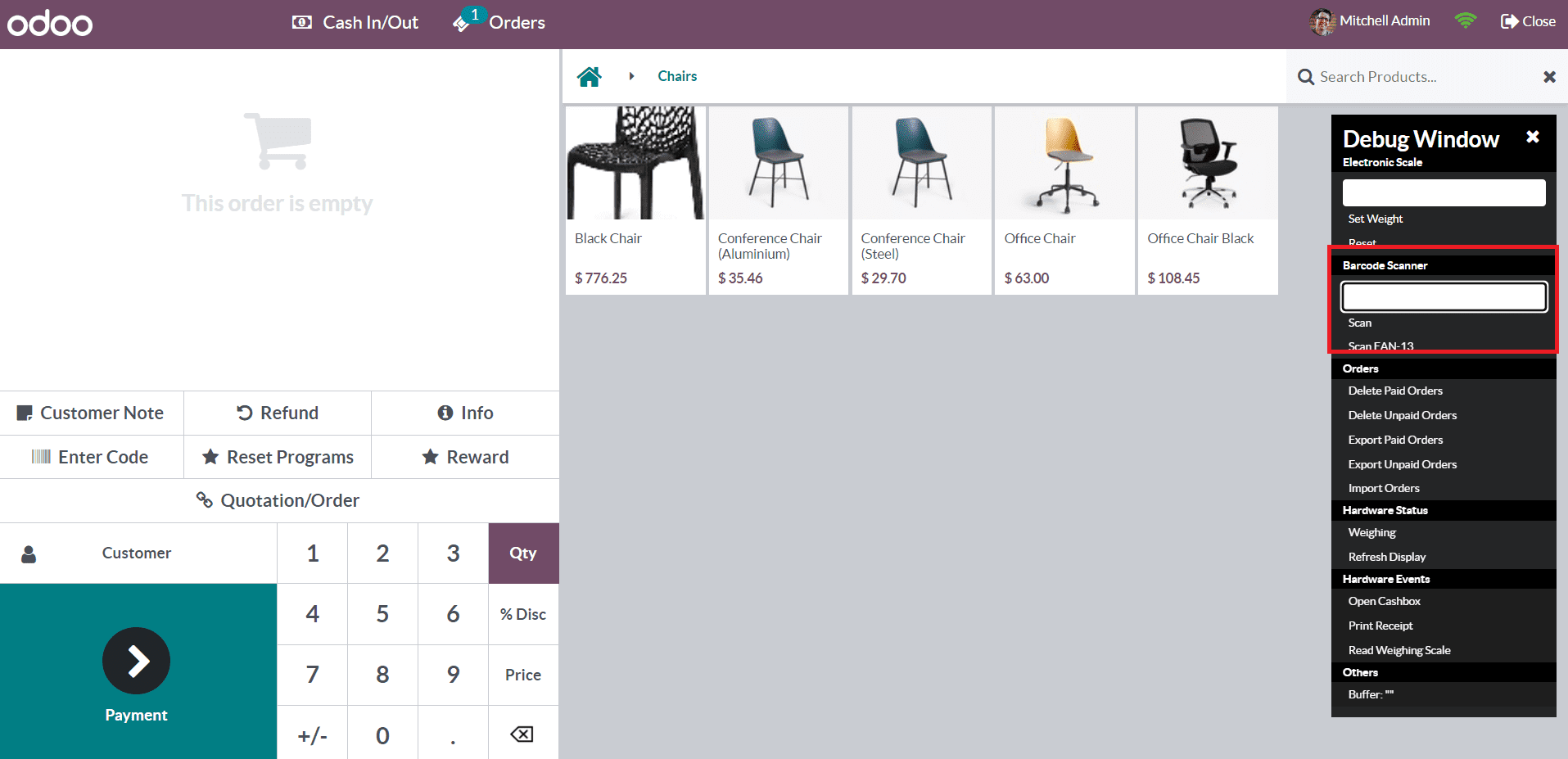 Odoo 16 pos
