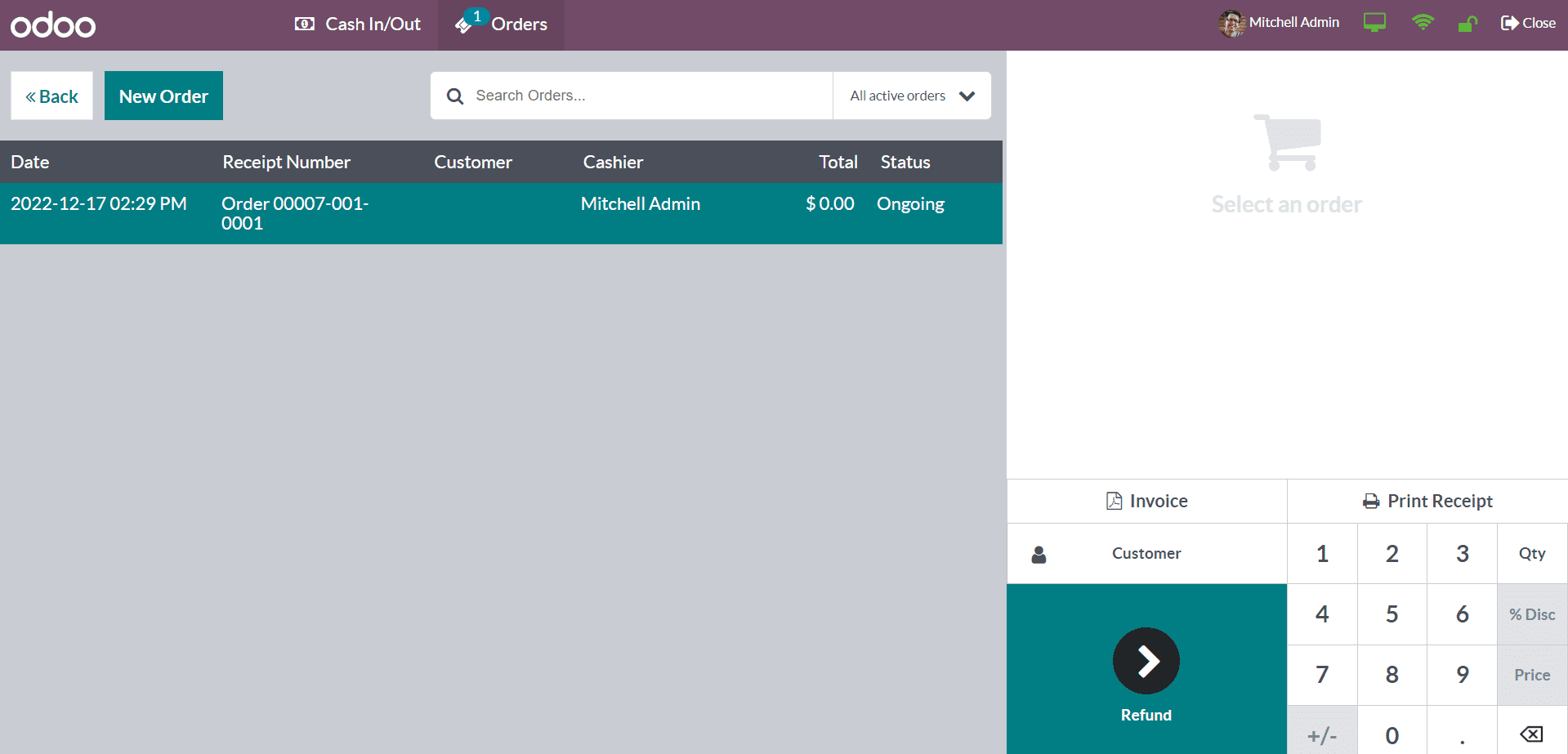 Odoo 16 pos