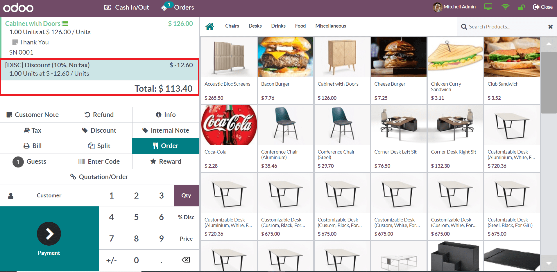 Odoo 16 pos
