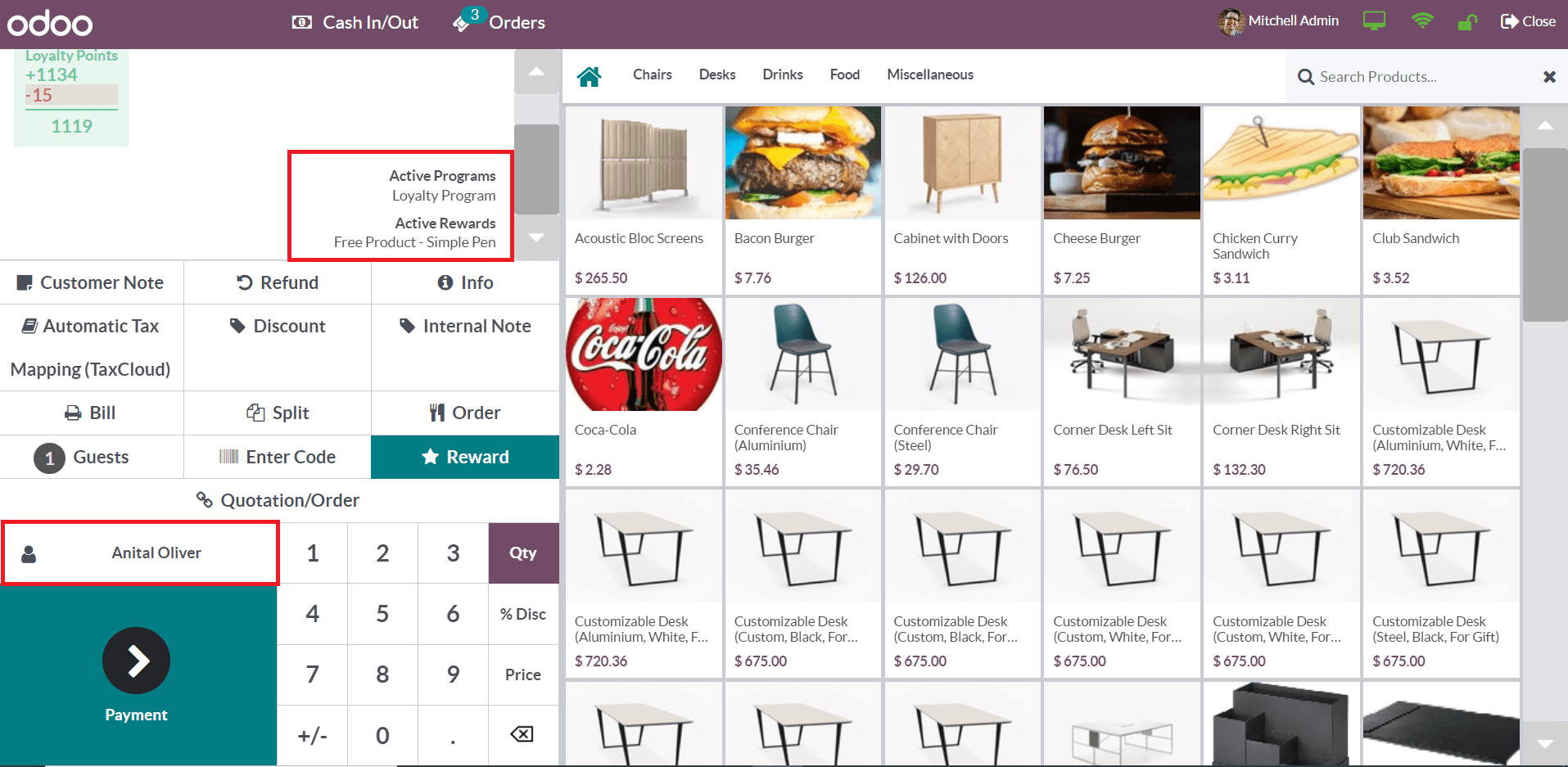 Odoo 16 pos