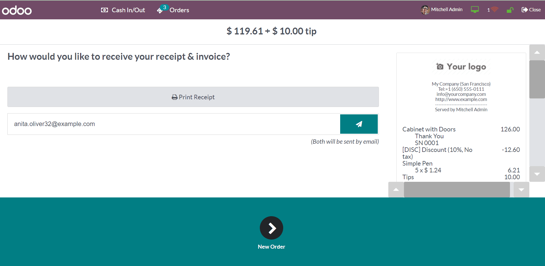 Odoo 16 pos