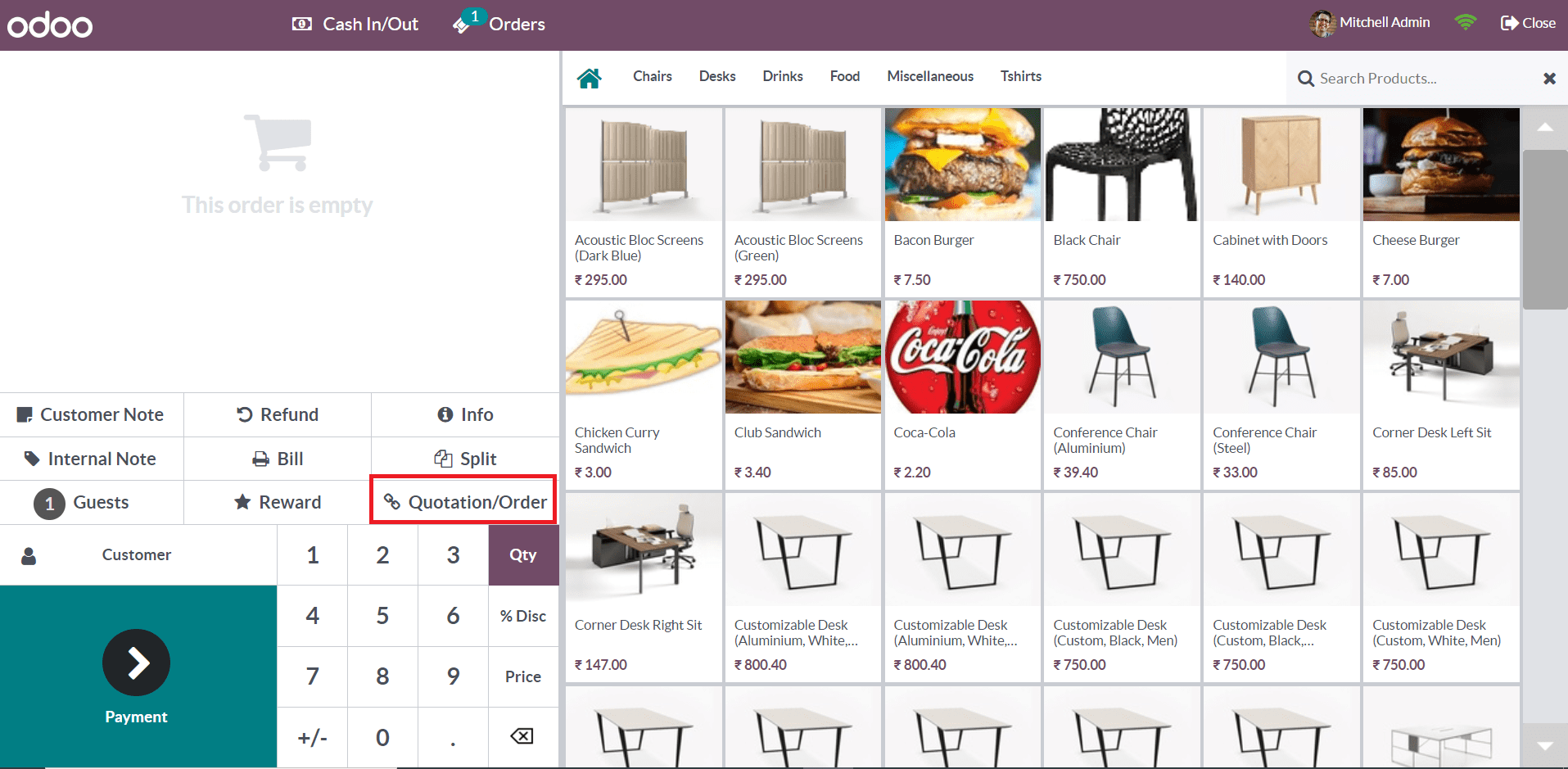Odoo 16 pos