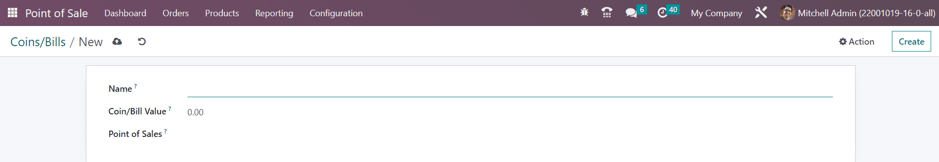 Odoo 16 pos