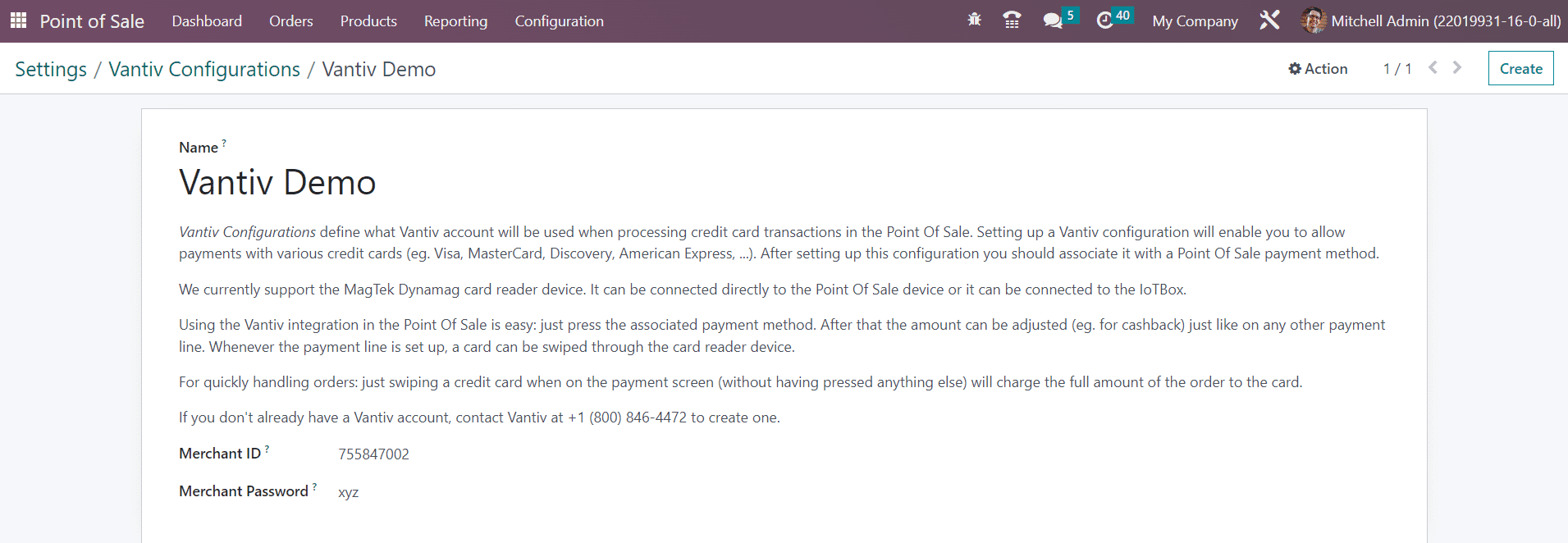 Odoo 16 pos