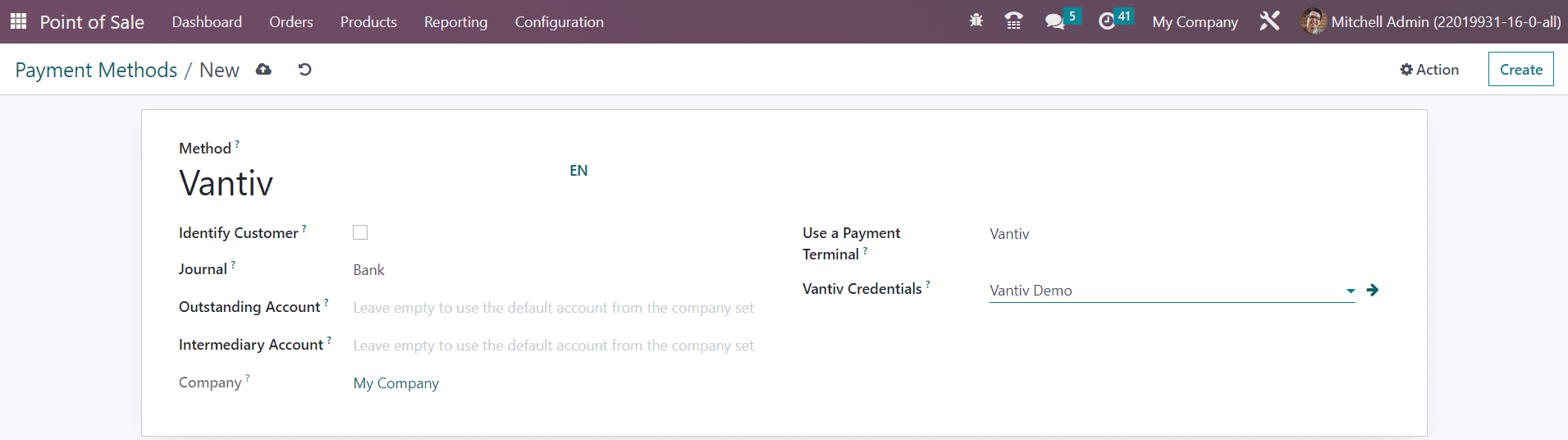 Odoo 16 pos